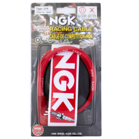 Couvercle de bougie de course NGK + câble