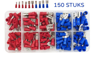 Kabelschoen assortiment 150-delig